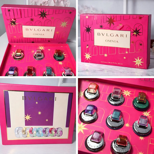 Set de Perfumes Bvlgari Omnia – Colección Colorida y Sofisticada