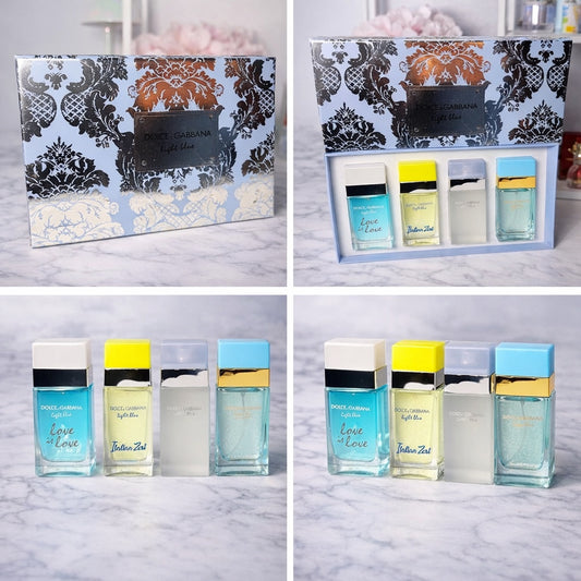 Set de Perfumes Dolce &amp; Gabbana Light Blue – Colección Fresca y Vibrante